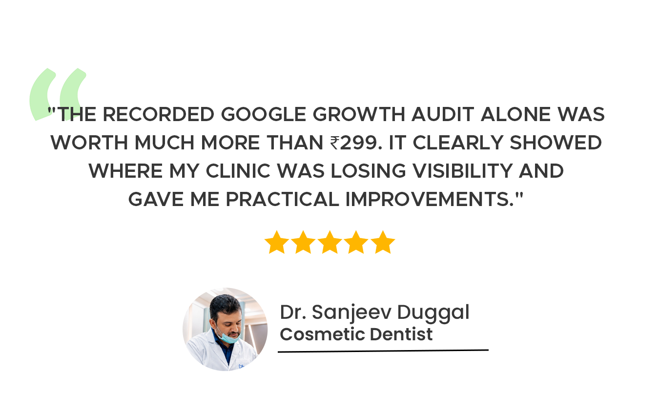 Review from Dr. Sanjeev Duggal